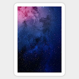 Blue Galaxy Sticker